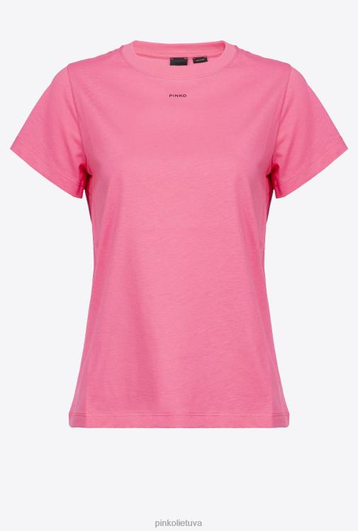 marškinėliai | DH06P409 marškinėliai su mikro Pinko ryški rausva spalva