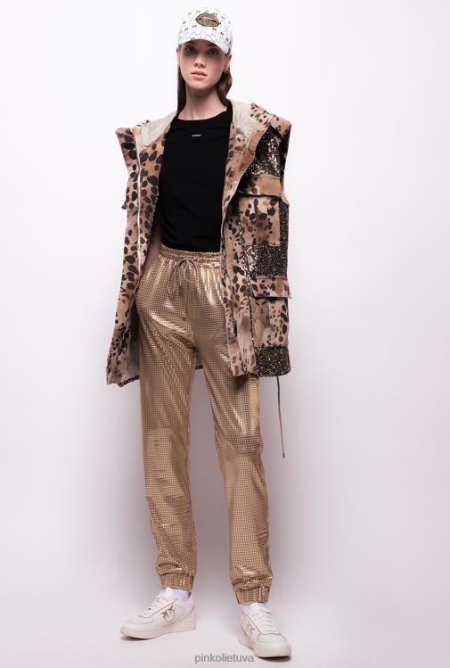 marškinėliai | DH06P485 marškinėliai su mikro Pinko limuzinas juodas