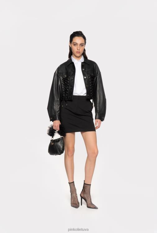 marškiniai | DH06P236 per dideli siuvinėti marškiniai Pinko ryškiai balta