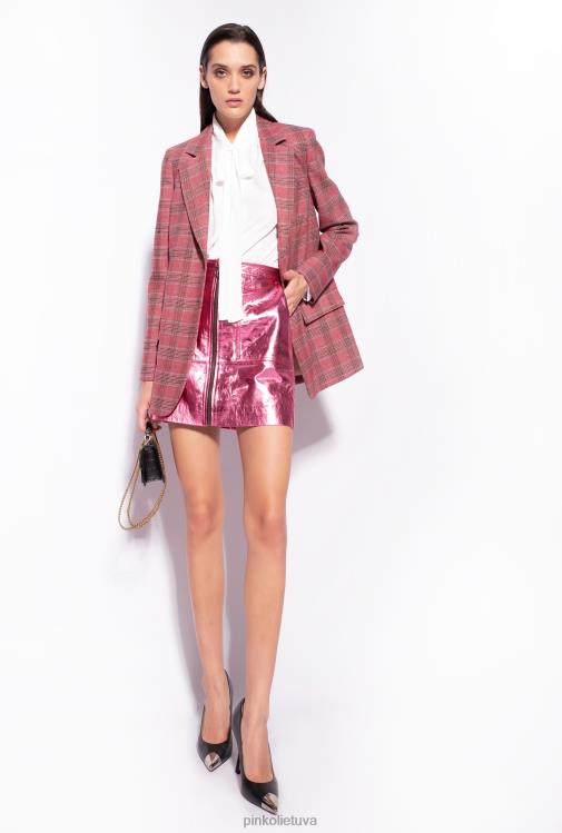 marškiniai | DH06P267 šilko mišinio pūlingi marškinėliai Pinko sniego baltumo