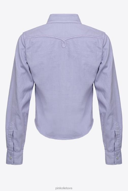 marškiniai | DH06P270 trumpi spalvoti gręžimo marškinėliai Pinko violetinė