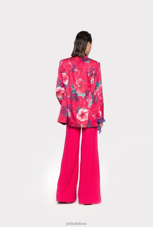 palaidinės | DH06P237 palaidinė su lankeliu ir raukšlėmis Pinko altas violetinė