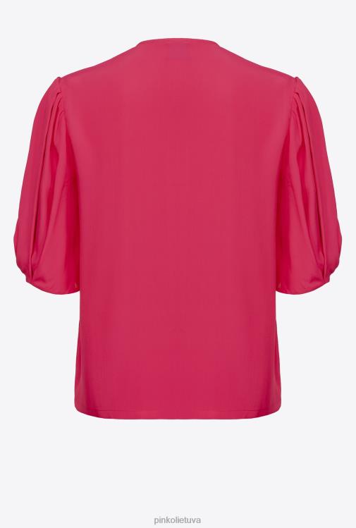 palaidinės | DH06P278 palaidinė su raišteliu Pinko jauki fuksija