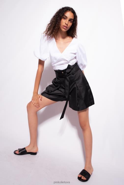 palaidinės | DH06P300 palaidinė pūstomis rankovėmis Pinko ryškiai balta