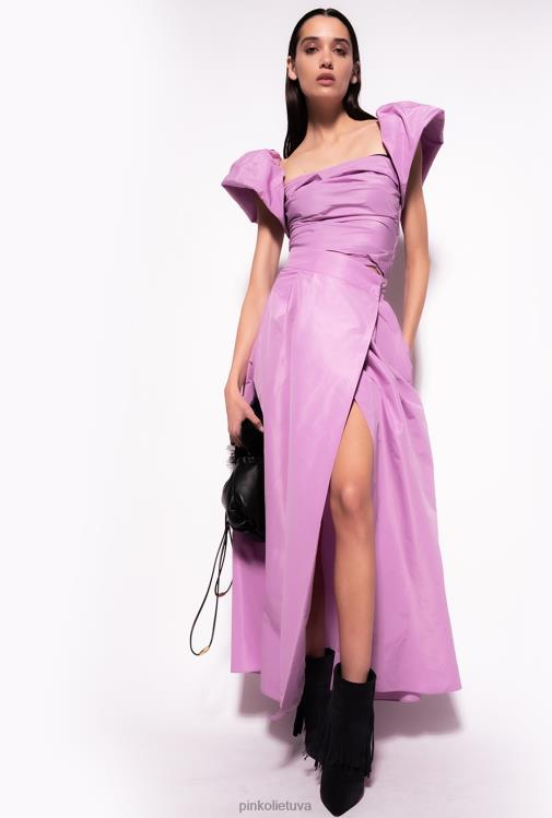 viršuje | DH06P330 taftos crop top Pinko orchidėja