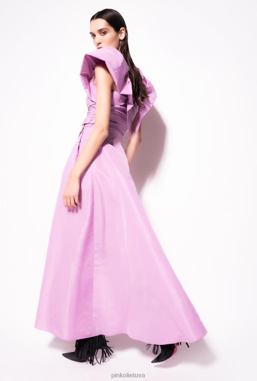 viršuje | DH06P330 taftos crop top Pinko orchidėja