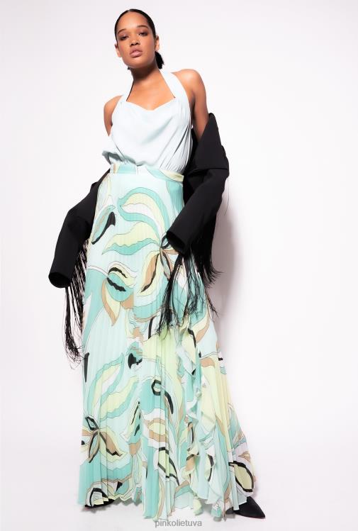 viršuje | DH06P331 atvira nugara viršus Pinko kiaušinio lukštas mėlynas