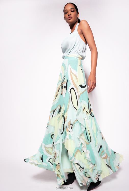 viršuje | DH06P331 atvira nugara viršus Pinko kiaušinio lukštas mėlynas