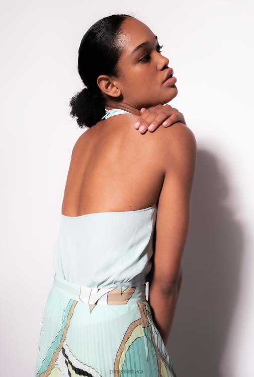 viršuje | DH06P331 atvira nugara viršus Pinko kiaušinio lukštas mėlynas