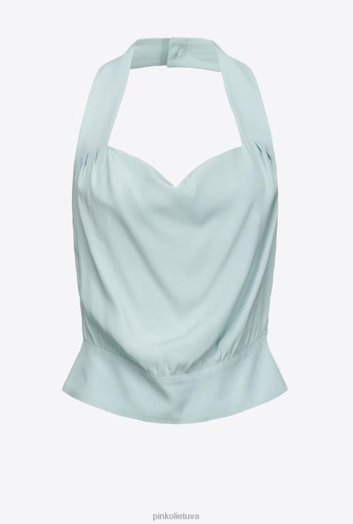 viršuje | DH06P331 atvira nugara viršus Pinko kiaušinio lukštas mėlynas