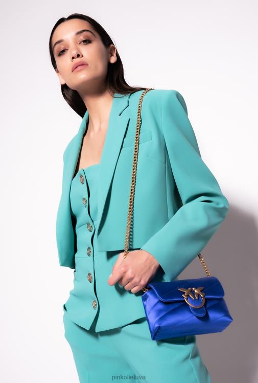 viršuje | DH06P332 užsegamas rankovių viršus Pinko mėlyna