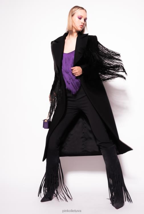 viršuje | DH06P459 viršuje su smulkiais kutais Pinko altas violetinė