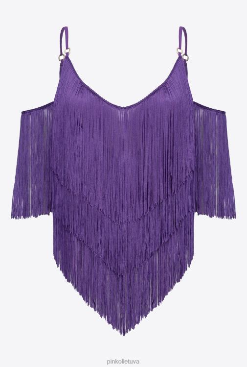 viršuje | DH06P459 viršuje su smulkiais kutais Pinko altas violetinė