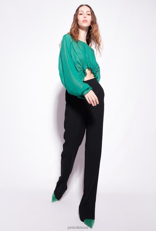 viršuje | DH06P487 gūžčioti pečiais viršuje su maivomis Pinko guminė karamelė