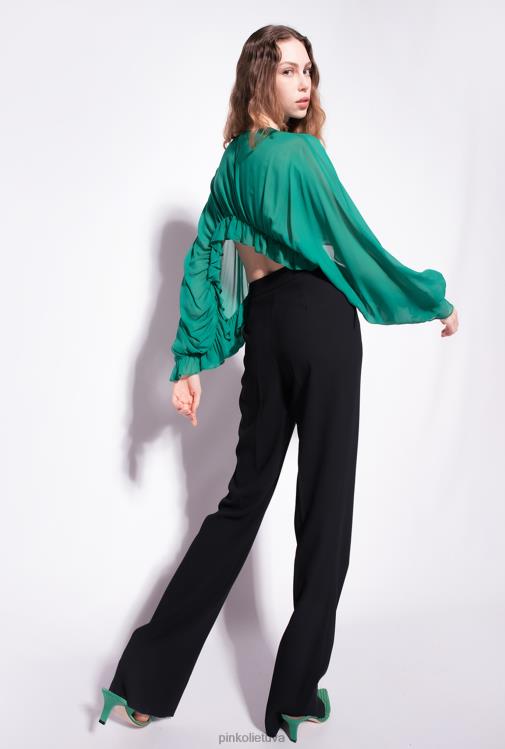 viršuje | DH06P487 gūžčioti pečiais viršuje su maivomis Pinko guminė karamelė