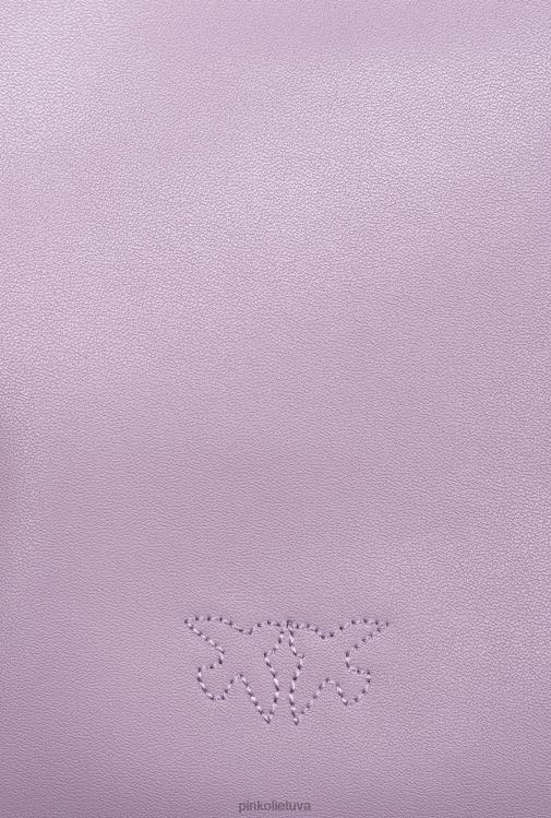 kryžminiai krepšiai | DH06P1185 klasikinis plokščias meilės krepšys Pinko vilkdalgis-senovinis auksas