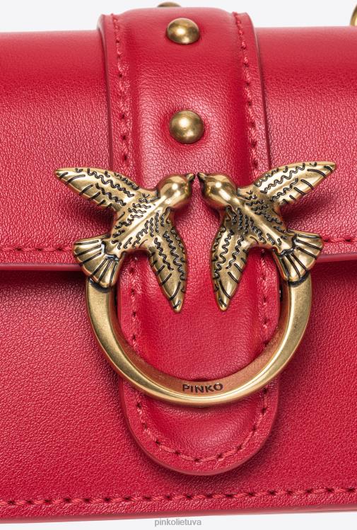 microlove maišeliai | DH06P1204 tiesiog mikro meilės krepšys Pinko granato raudonumo-antikvarinis auksas