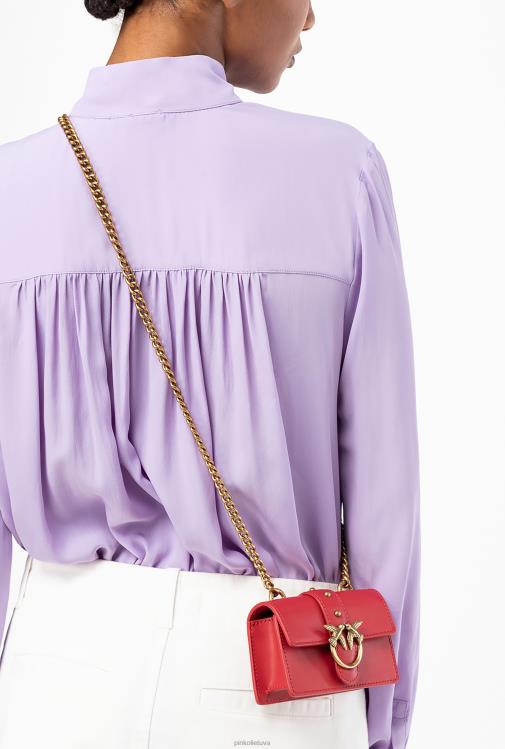 microlove maišeliai | DH06P1204 tiesiog mikro meilės krepšys Pinko granato raudonumo-antikvarinis auksas