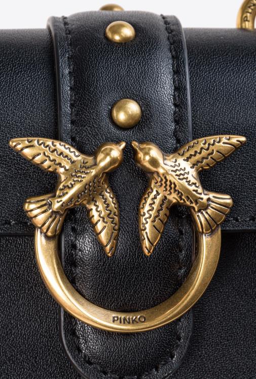 microlove maišeliai | DH06P1213 mikro meilės krepšio piktograma tiesiog Pinko juodas-antikvarinis auksas