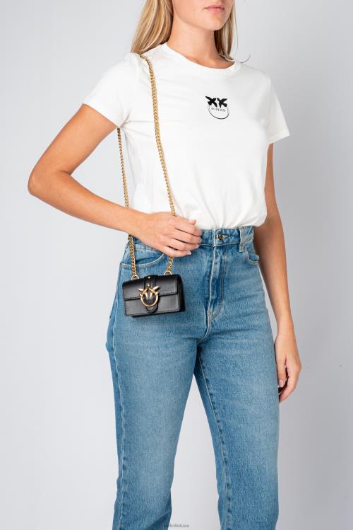 microlove maišeliai | DH06P1213 mikro meilės krepšio piktograma tiesiog Pinko juodas-antikvarinis auksas