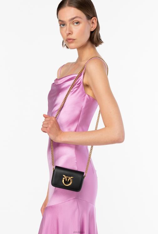 microlove maišeliai | DH06P1222 mikro meilės krepšys tiesiog spustelėkite Pinko juodas-antikvarinis auksas