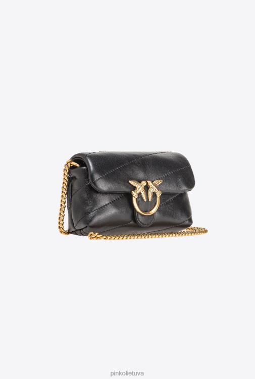 microlove maišeliai | DH06P1229 mikro meilės maišelio pūsti Pinko juodas-antikvarinis auksas