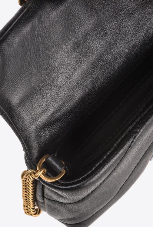 microlove maišeliai | DH06P1229 mikro meilės maišelio pūsti Pinko juodas-antikvarinis auksas