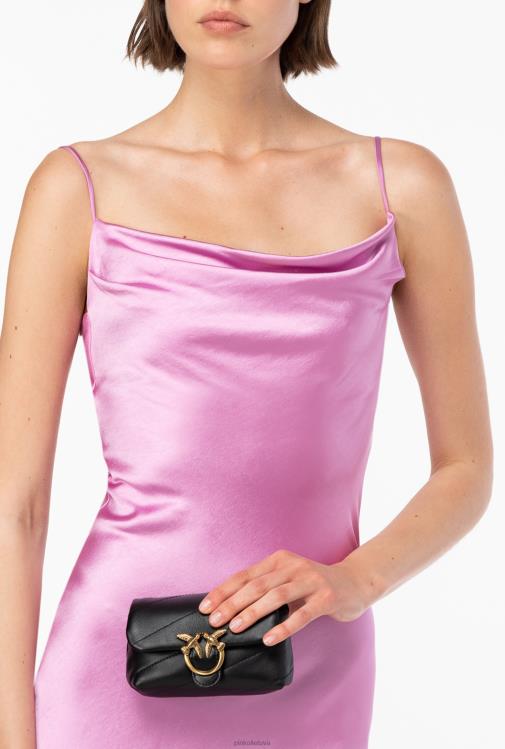 microlove maišeliai | DH06P1229 mikro meilės maišelio pūsti Pinko juodas-antikvarinis auksas