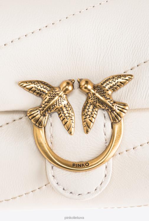 microlove maišeliai | DH06P1230 mikro meilės maišelio pūsti Pinko baltas antikvarinis auksas