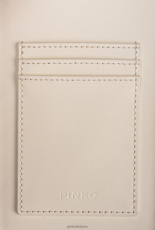 microlove maišeliai | DH06P1240 odinis išmaniojo telefono laikiklis Pinko baltas antikvarinis auksas