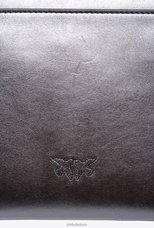 sankabos krepšiai | DH06P1202 laminuotas plokščias krepšys Pinko sidabras-antikvarinis auksas