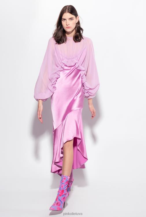 gūžteli pečiais | DH06P626 susiraukšlėjęs pečiais Pinko orchidėja