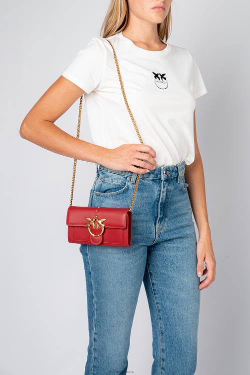 piniginės | DH06P1126 lovebag tiesiog piniginė Pinko rubino raudonumo – antikvarinis auksas