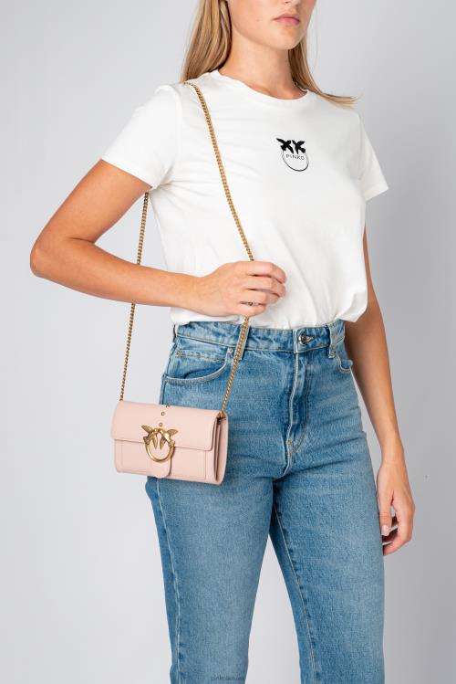 piniginės | DH06P1129 lovebag tiesiog piniginė Pinko dulkėtas rausvas senovinis auksas